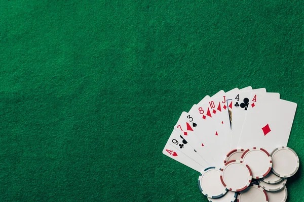 Dealer hand and player decision interface